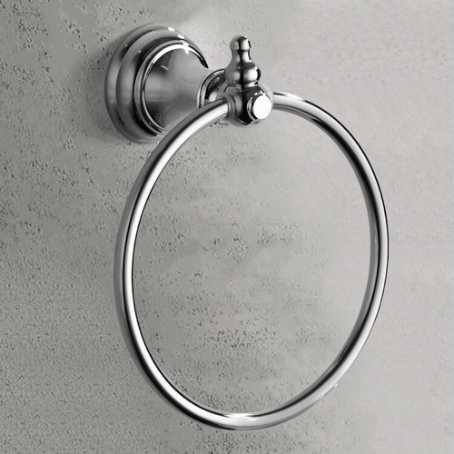 Polished Chrome Towel Ring Nameeks NCB45